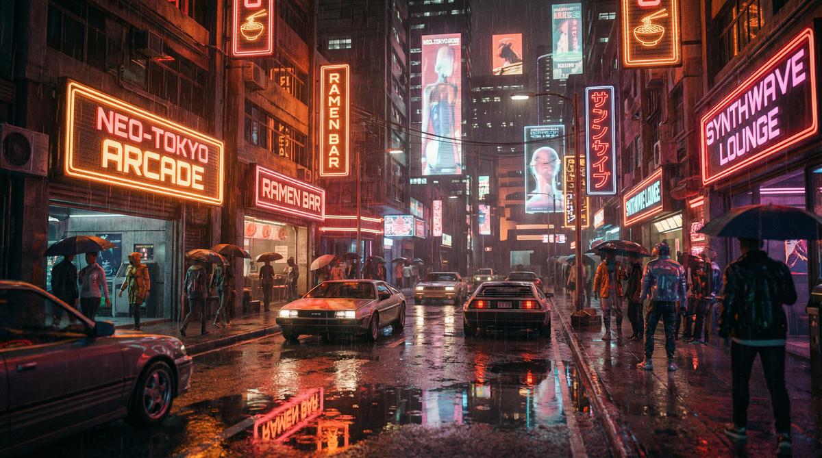探花霓虹都市夜景视频